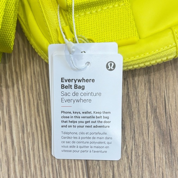 NWT Lululemon Everywhere Belt Bag In Daisy Glow - Picture 9 of 10